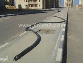 صحافة المواطن: بالصور.. أسلاك كهرباء مكشوفة فى مدينة السادات بالمنوفية