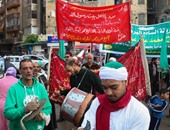 بالصور.. مسيرة للطرق الصوفية احتفالا بالمولد النبوى بالإسكندرية