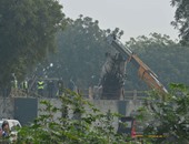 مصرع 10 أشخاص فى تحطم طائرة هندية قرب مطار العاصمة نيودلهى