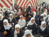 بالصور.. قوافل تعليمية مجانية لمحاربة مراكز الدروس الخصوصية ببرج العرب