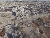 بالفيديو.. طائرة بدون طيار تلتقط صورا مروعة ترصد دمار ضواحى دمشق
