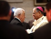 قداس عيد الميلاد فى كنيسة المهد ببيت لحم بحضور الرئيس الفلسطينى