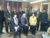 نادية مبروك تستقبل وفداً من الإذاعة الإندونيسية