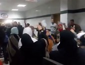 بالفيديو.. العاملون بهيئة التأمين الصحى بالجيزة يتظاهرون للمطالبة بإقالة رئيس الهيئة