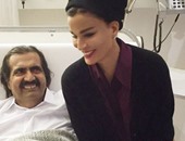 زوجة أمير قطر السابق تنشر صوراً لها برفقة زوجها عقب إجراءه جراحة بسويسرا