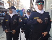 الشرطة النسائية تشارك قوات الأمن تأمين وزارة التعليم تحسبا لتظاهرات الطلاب