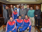 محافظ كفر الشيخ يستقبل أعضاء الاتحاد المصرى لكرة اليد 