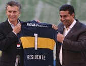 رئيس الأرجنتين: قيادة نادى بوكا جونيورز أكثر مراحل حياتى إثارة