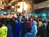 بالصور.. أنصار اللواء محمد أبو زيد  يحتفلون بفوزه بإطلاق النار في طوخ  
