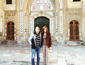 باسم يوسف ينشر صورة له خلال زيارته لـ "بيت الدين" فى لبنان