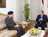 السيسى خلال لقاء وزير الدفاع:حوادث الإرهاب لن تثنى رجال مصر عن تأمين الوطن
