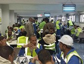 بالصور .. إضراب 240 عاملًا بأسمنت أسيوط بسبب عدم صرف الأرباح السنوية  