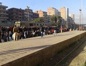 صحافة المواطن..صور تظهر الازدحام الشديد بمحطة قطار كفر الدوار بالبحيرة
