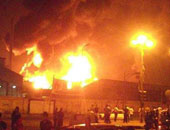 ندب المعمل الجنائى لتحديد سبب حريق "القاهرة لتكرير البترول" بمسطرد