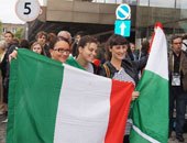 إصابة فتاة برصاصة عشوائية أثناء الاحتفال بتأهل إيطاليا للنهائى