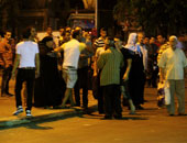 مظاهرة أمام شرطة أنشاص للمطالبة بالأمن بعد مشاجرة بالأسلحة بين أعراب