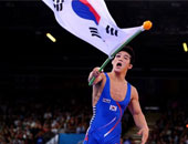 الكورى كيم يفوز بذهبية المصارعة الرومانية وزن 66 كجم