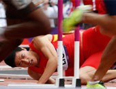 عملية جراحية للصينى "جيانج" بعد إصابته فى سباق الحواجز