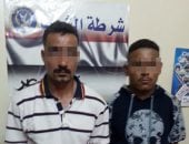  بالصور.. شرطة محور قناة السويس تضبط سلاحين تركيين بنفق أحمد حمدى