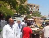 مواطنو الحى 11بأكتوبر يشكون من تحول ساحة مسجد عباد الرحمن إلى سوق