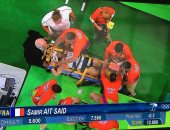 أولمبياد 2016.. شاهد إصابة مروعة للاعب جمباز فرنسى أثناء المنافسات