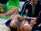 أولمبياد 2016.. صاحب أخطر إصابة فى البطولة يسقط أثناء نقله للمستشفى