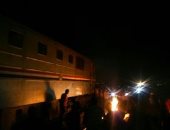 توقف قطار الإسكندرية-القاهرة بكفر الدوار بعد اشتباك راكب مع "الكمسرى" 