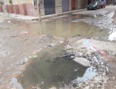 أهالى عين شمس بالقاهرة يستغيثون من انتشار مياه الصرف الصحى بالشوارع