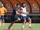 بالصور.. محمد صلاح يظهر فى تدريبات روما قبل مواجهة بورتو 