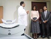 بالفيديو والصور...وزيرة الهجرة تصل مستشفى بهية لسرطان الثدى لمتابعة الخدمة ومستوى الرعاية