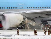 هبوط طائرة ركاب قطرية فى مطار إسطنبول بعد اشتعال النار بأحد محركاتها