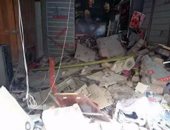 بالصور.. قارئ يشارك بصور لخسائر محلات إثر انفجار دمنهور