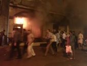 إصابة شخص فى حريق مطعم بمصيف بلطيم بكفر الشيخ