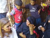 وزيرة التعاون الدولى تلتقى زوجات الصيادين بمنطقة السادات