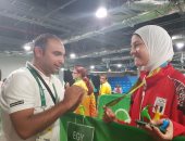 بالصور والفيديو..هداية ملاك بعد الفوز بالبرونزية: "أنا طايرة من الفرحة"