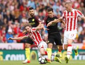 بالفيديو.. أجويرو يُسجل أول أهداف مانشستر سيتى فى شباك ستوك