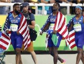 أولمبياد 2016.. خطأ فنى يحرم الفريق الأمريكى من "برونزية" سباق التتابع