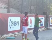  جلسة خاصة بين عبد الحفيظ وغالى وفتحى قبل مران الأهلي