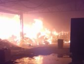 إصابة مزارعين فى حريق التهم منزلا و6 حظائر ماشيه بسوهاج