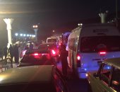 زحام مرورى بطريق "القاهرة - الإسكندرية" الزراعى بسبب انقلاب سيارة نقل