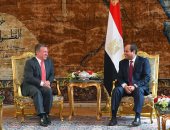 الديوان الملكى الأردنى يبرز لقاء الرئيس السيسى مع الملك عبد الله