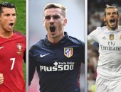 "اليويفا" يكشف النقاب عن عريس أوروبا فى 2016.. رونالدو المرشح الأوفر حظًا للفوز بالجائزة بعد الثنائية التاريخية.. بيل يستند على إنجازاته مع ريال مدريد وويلز.. وجريزمان يحلم بتحقيق المعجزة