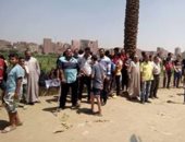 بالصور.. وقفة فى بهتيم بشبرا الخيمة لمنع مزاد على أرض لصالح البحوث الزراعية