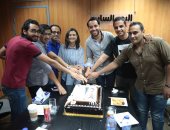 بالصور.."اليوم السابع" يحتفل بنجاح ألبوم "ملناش إلا بعض" مع رامى جمال