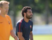 بالصور.. محمد صلاح يتجاوز أحزانه الأوروبية مع روما ويستعد لكاليارى