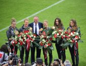 بايرن ميونخ يكرم أبطال الميداليات الذهبية بالأولمبياد فى افتتاح الدوري الألماني
