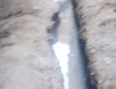 عمال شركة المياه بالمرج يتسببون فى كسر ماسورة الصرف الصحى أثناء تركيب خط مياه