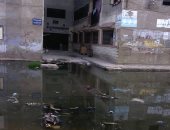 قرية البصراط بالدقهلية تغرق فى مياه الصرف الصحى