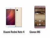 بالمواصفات.. تعرف على أبرز الفروق بين هاتفى Redmi Note 4 وGionee M6