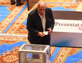 بالصور.. الأهلي يبدأ التصويت فى انتخابات اتحاد الكرة